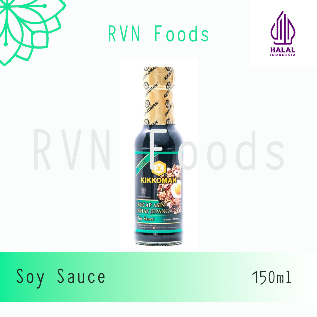 Jual Kikkoman Soy Sauce Shoyu Botol Kecap Khas Jepang Halal 150ml