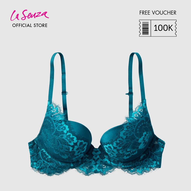 LA SENZA BEYOND Sexy Padded Underwired Turquoise Bra - 34A £5.00 - PicClick  UK