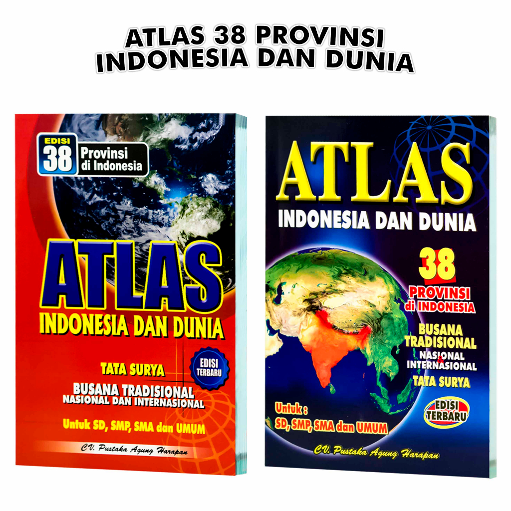 Jual Buku Atlas 38 Provinsi Edisi Terbaru Atlas Indonesia Dan Dunia Edisi 38 Provinsi Di 9602