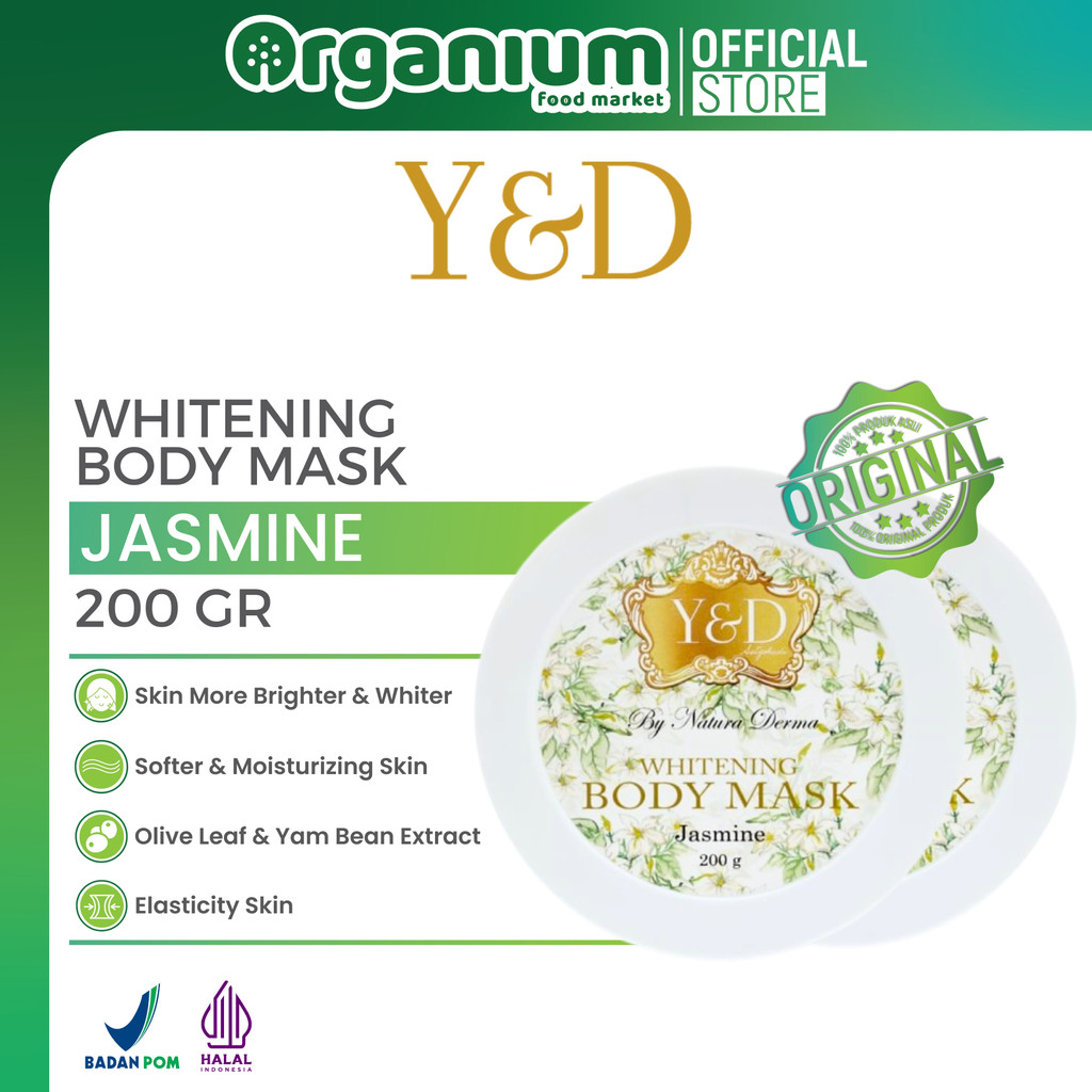 Jual NDerma Y&D Whitening Body Mask 200g Shopee Indonesia