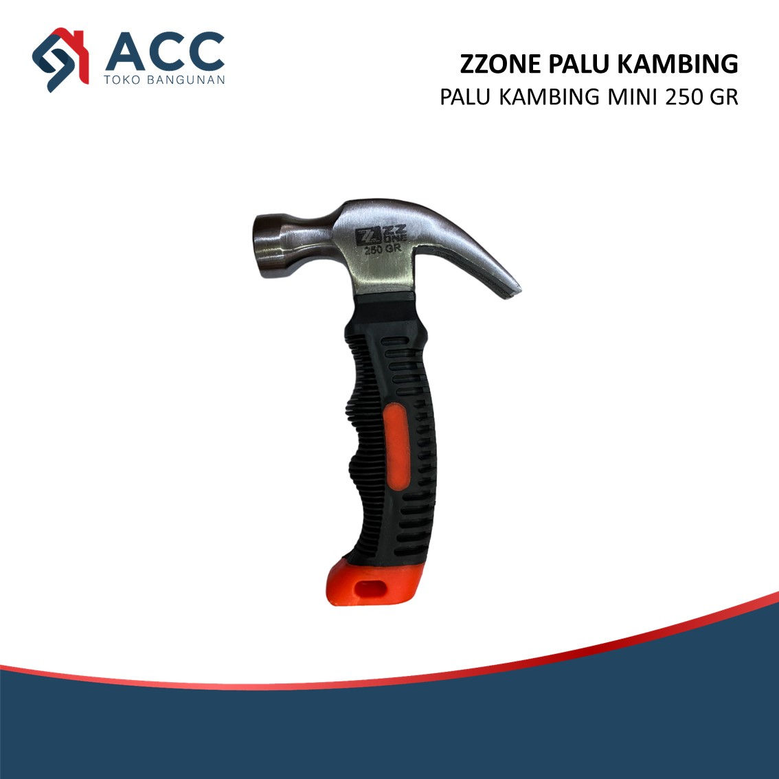 Jual ZZONE Palu Kambing Mini Cebol Gagang Karet 8 OZ 250 Gram | Shopee ...