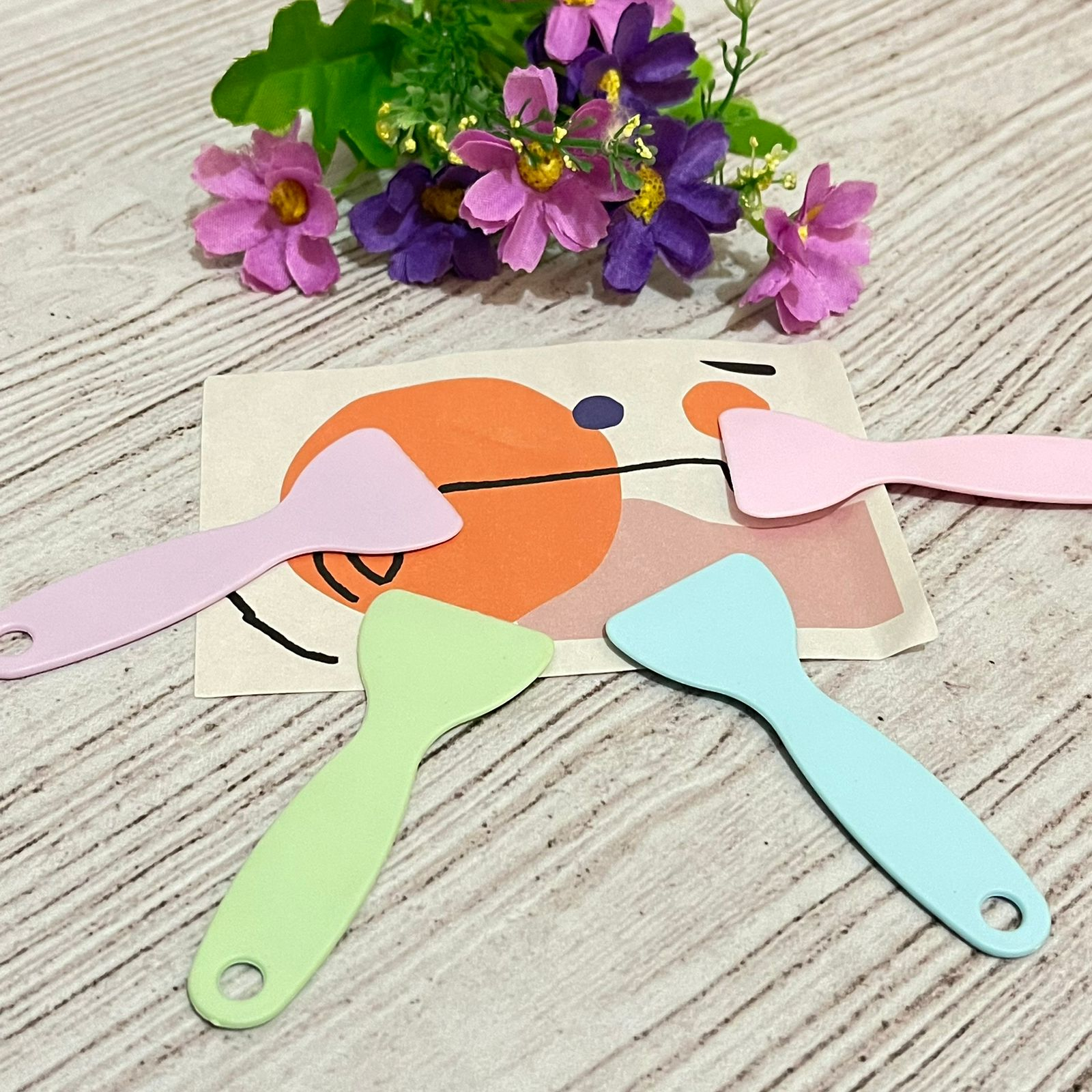 Jual Perata Sticker Ukuran 8cm Spatula DIY Scrapbook Jurnaling Stiker ...