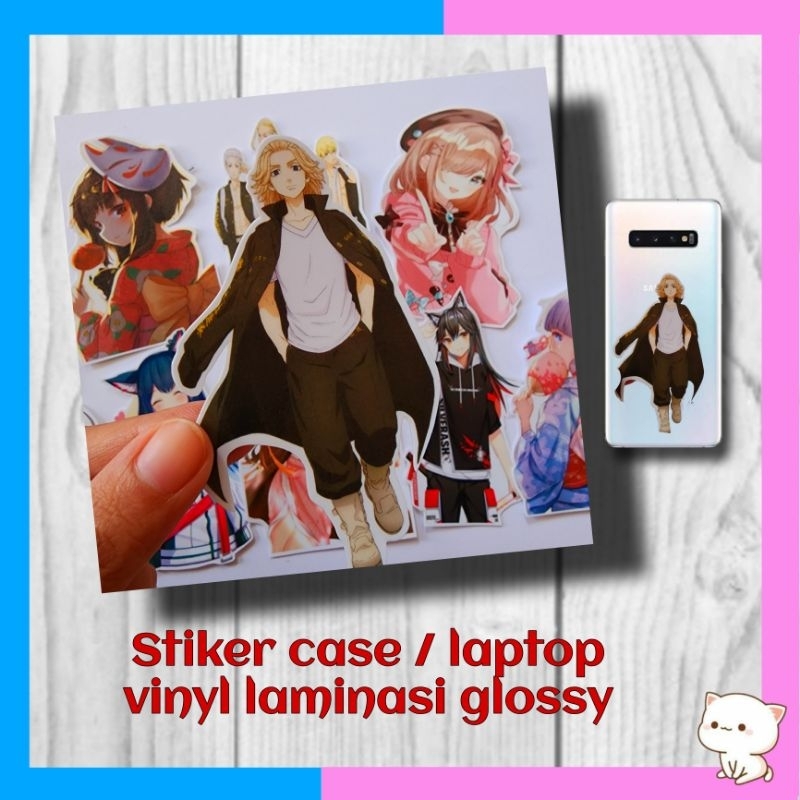 Jual stiker case anime vinyl glossy laminasi anti air | Shopee Indonesia