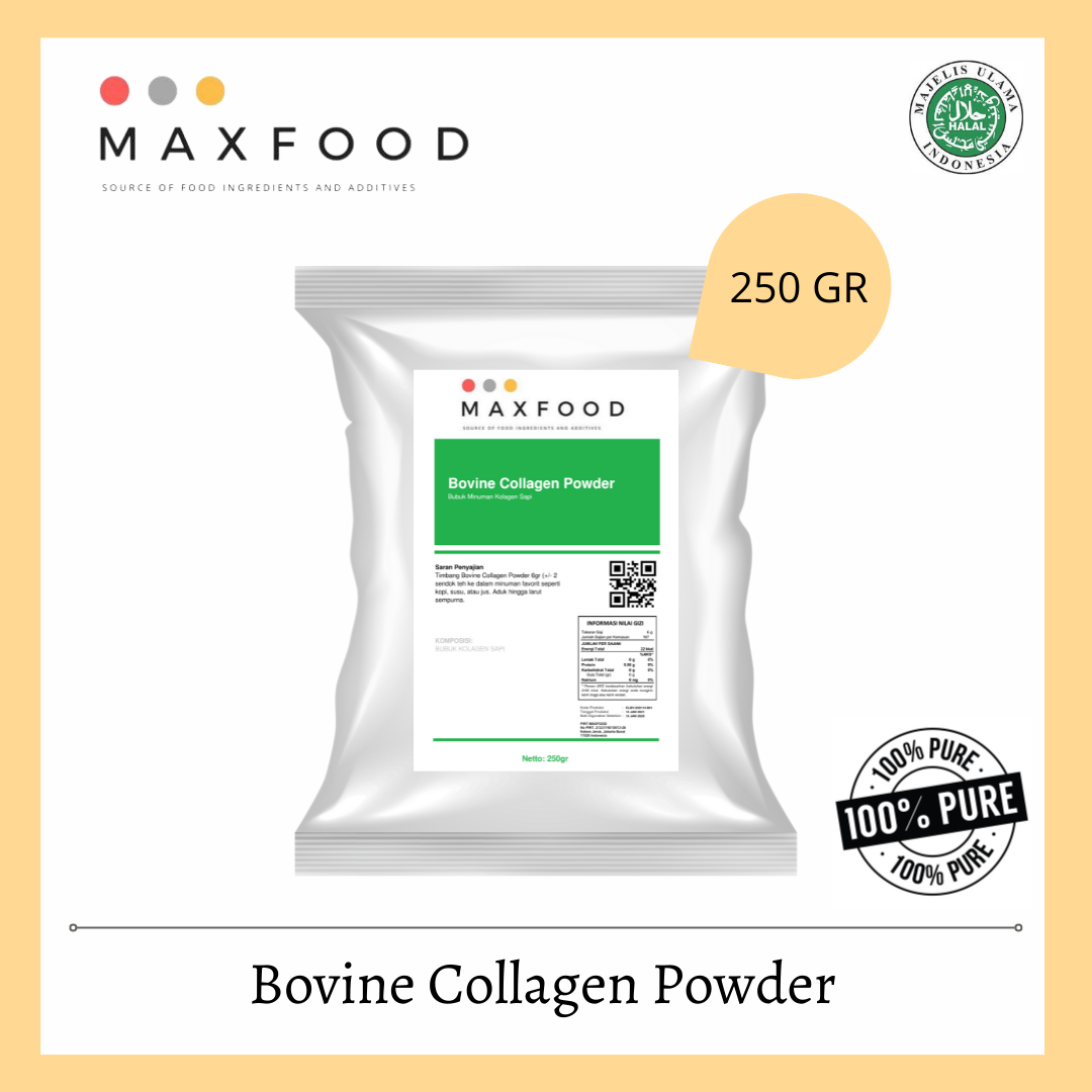Jual MAXFOOD - Turkey Halavet Hydrolized Bovine Collagen/ Bubuk Kolagen ...