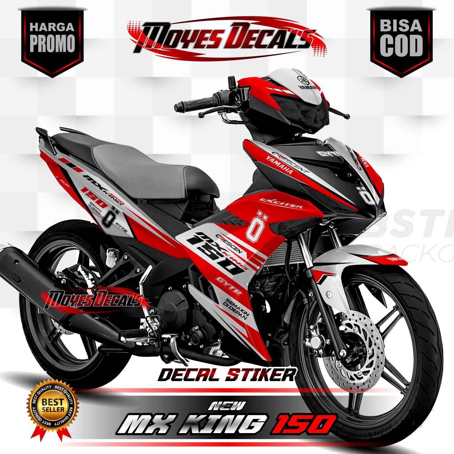 Jual Decal Mx King 150 Full Body Stiker Mx King 150 Decal Variasi Mx ...