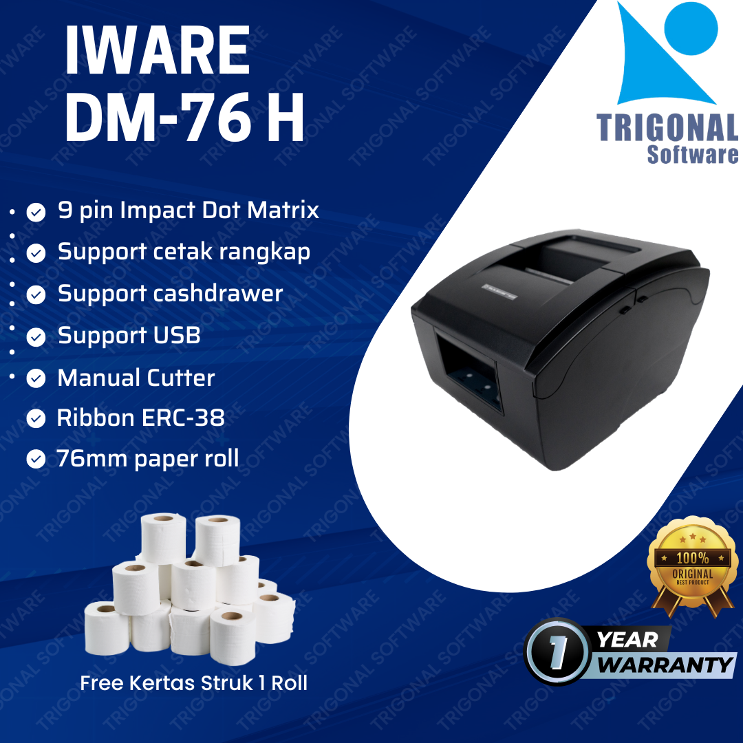 Jual Printer Kasir Dot Matrix DM76 H Shopee Indonesia