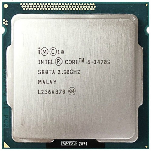 Intel Core I5-3470S Reconditionné - Processeur 2.9 GHz, Socket LGA1155, 4 Cœurs/4 Threads - Garantie Amazon Renewed 1 An