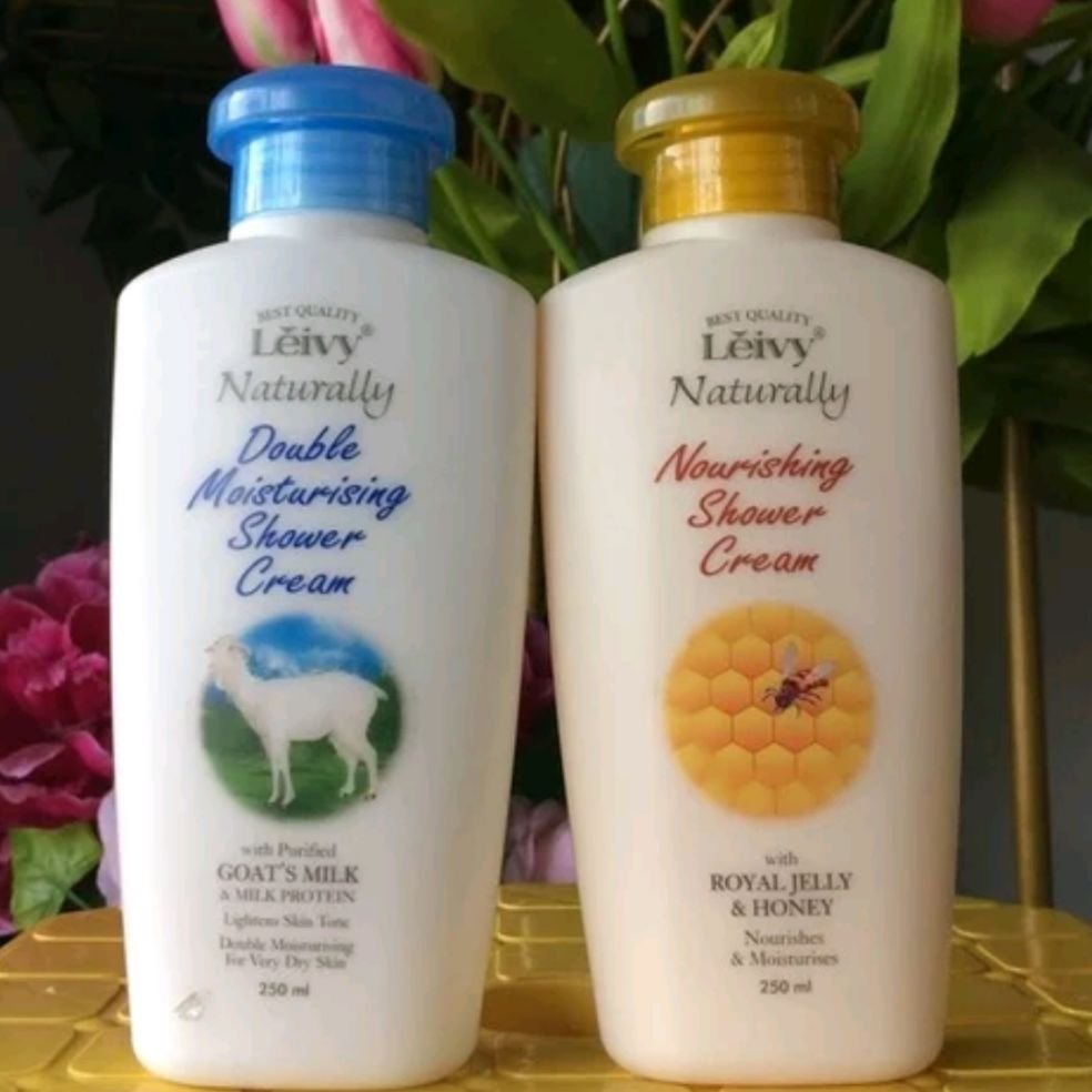 Jual [250ML] LEIVY SABUN MANDI CAIR SHOWER CREAM BODY WASH PEMUTIH