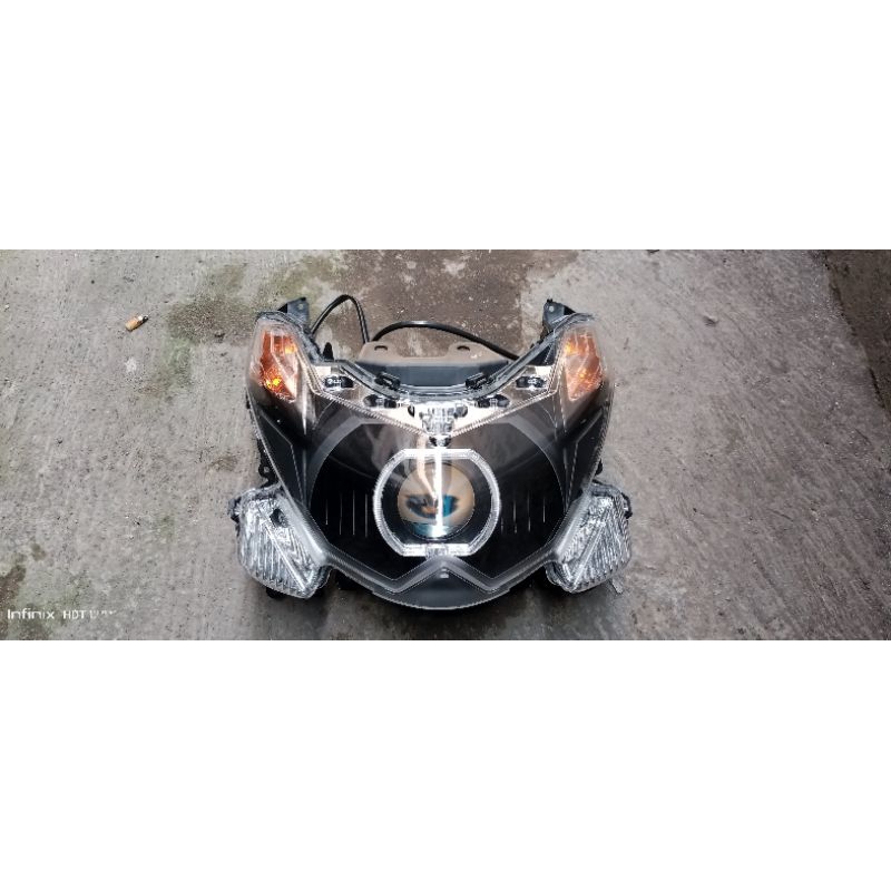 Jual headlamp custom reflektor xeon rc projie biled aes 2.5 inc
