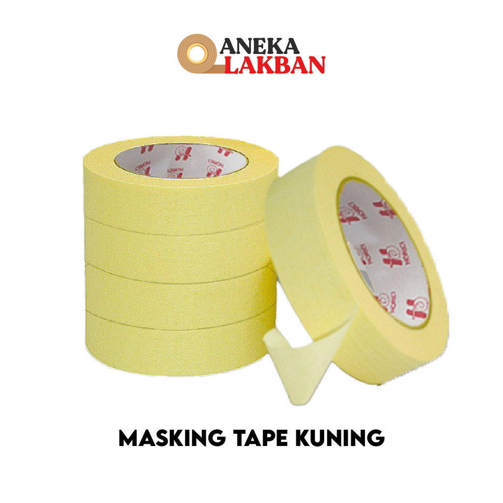 Jual HORICI 24MM*25Y ISOLASI KERTAS / MASKING TAPE PEREKAT KUALITAS