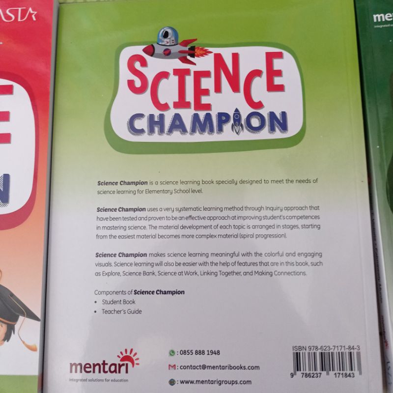 Jual Science Champion (buku sains berbahasa Inggris untuk SD/MI ...