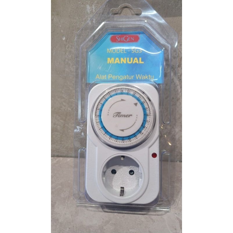 Jual PIOLINE STOP KONTAK TIMER 24 JAM ANALOG DIGITAL | Shopee Indonesia