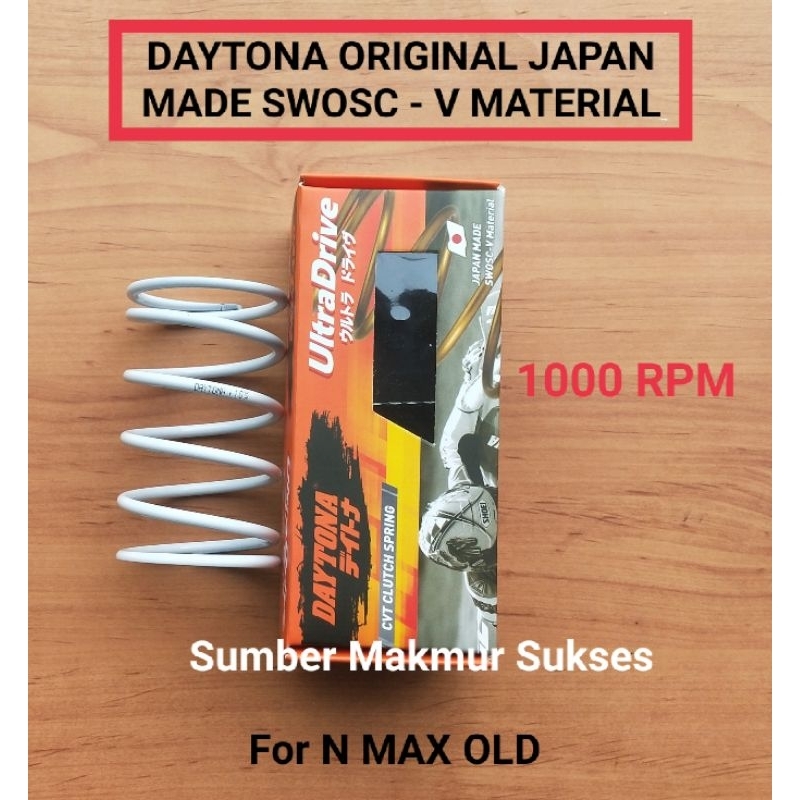 Jual PER CVT RACING NMAX LAMA OLD 1000 RPM DAYTONA JAPAN | Shopee Indonesia