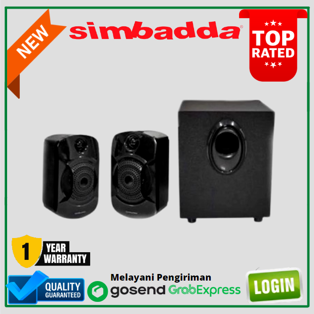 Speaker simbadda shopee hot sale