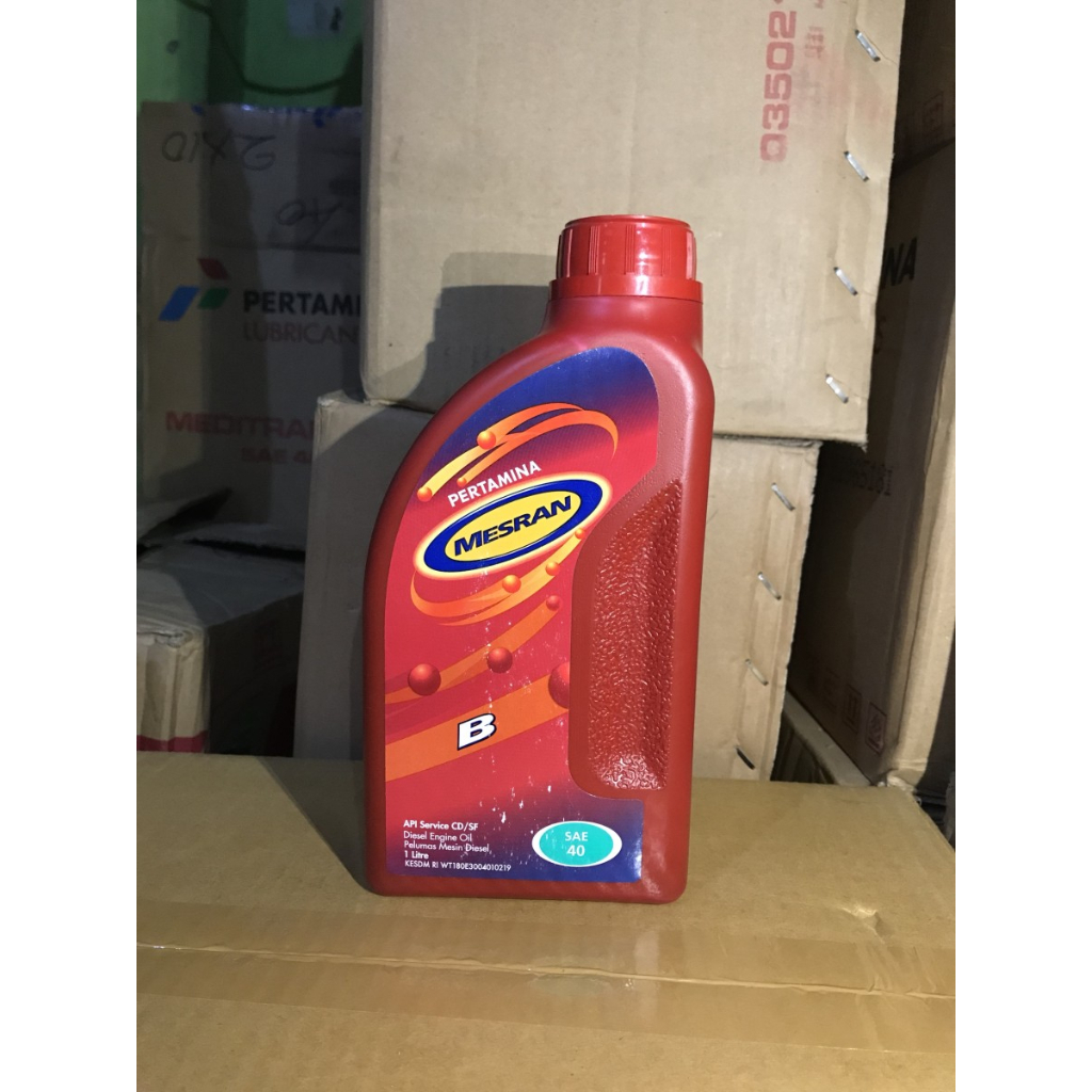 Jual Oli Pertamina Mesran B 40 1 Liter | Shopee Indonesia