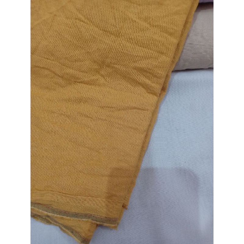 Jual KAIN LINEN POLOS WARNA KUNING EMAS (REQ PANJANG 50 CM = Rp17.500 ...