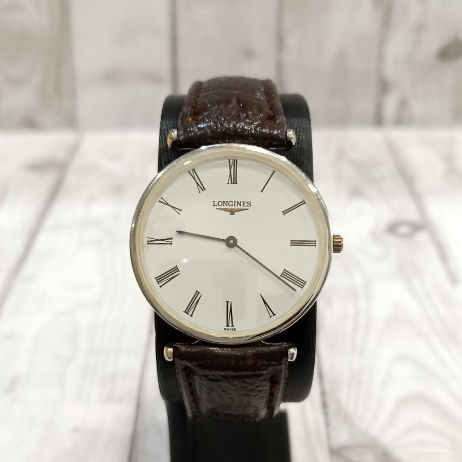 Jam Tangan Longines La Grande de Classique Ultra Thin Quartz Bekas Second Vintage Asli Murah Terbaru