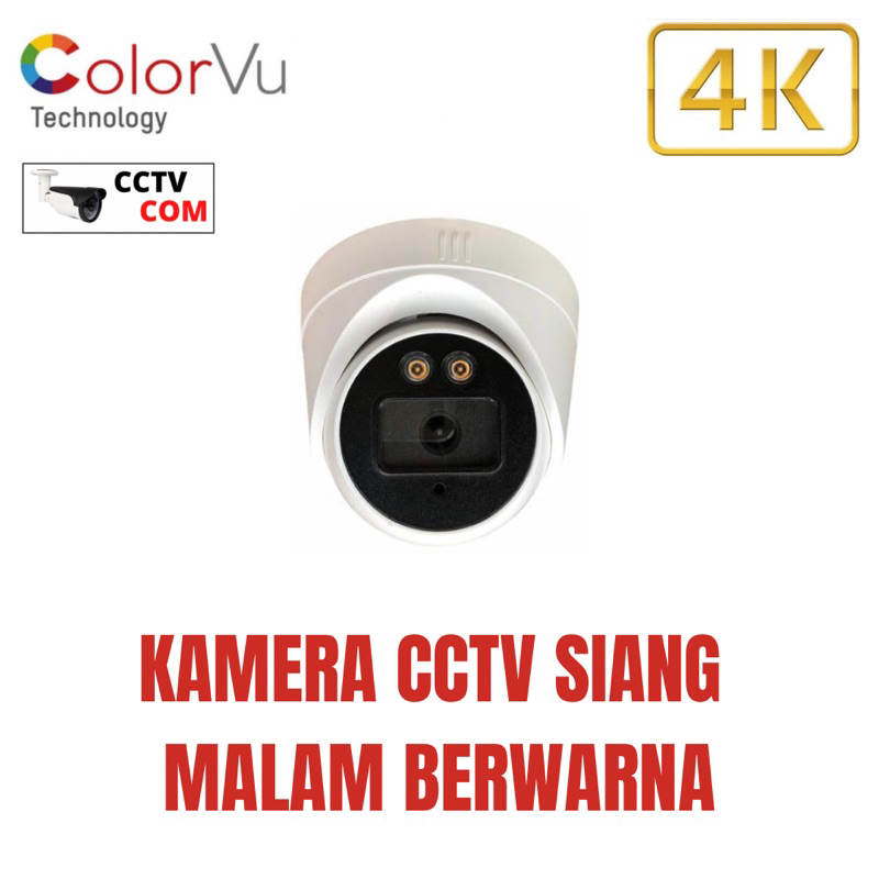 Jual CAMERA CCTV COLORVU 8MP 4K SIANG MALAM BERWARNA | Shopee Indonesia