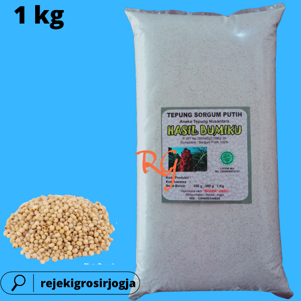 Jual Tepung Sorghum Putih Organik Kemasan Kg Tepung Biji Sorgum Putih