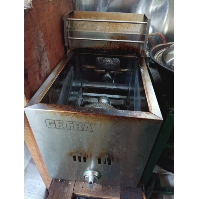 Jual DEEP FRYER GAS GETRA GF101G 1 Box (6Liter) (BEKAS) Shopee Indonesia