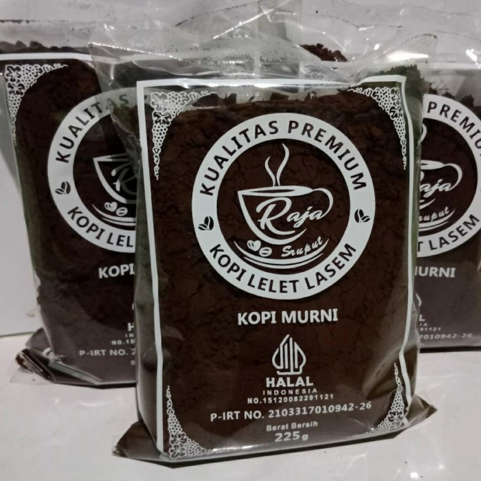 Jual Mfi Kopi Lelet Asli Lasem Rembang Cap Raja 225 Gram L 250 Gram L