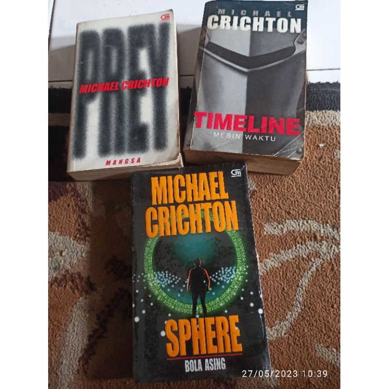 Jual Novel Michael Crichton Cabutan | Shopee Indonesia