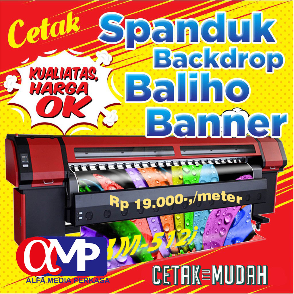 Jual Cetak Banner Cetak Spanduk Cetak Baliho Bisa Cetak Custom Murah ...