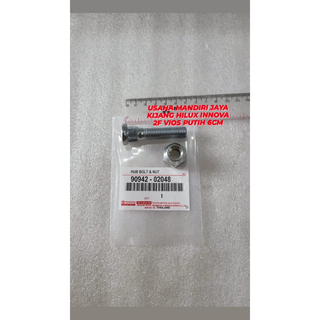 Jual BAUT RODA KIJANG PANJANG/ INNOVA HUB BOLT LONG KIJANG | Shopee ...