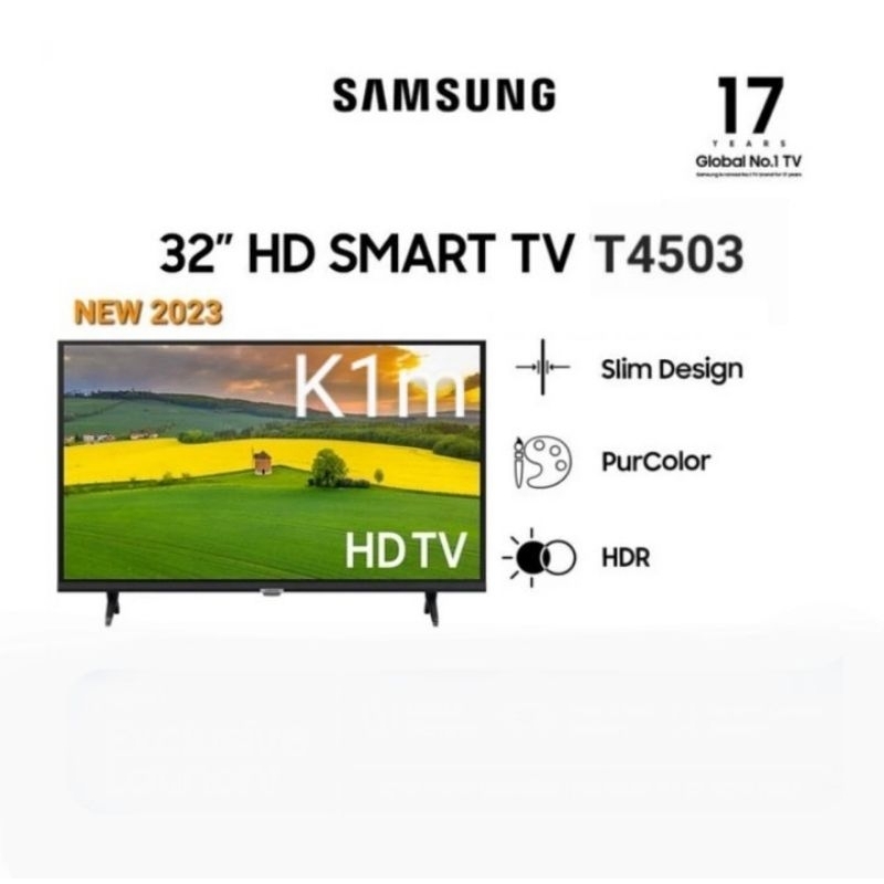 SAMSUNG - LED TV 32 HD SMART TV - UA32T4503AK – Elektronik Murah