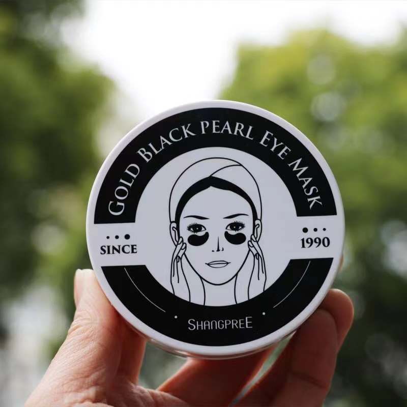 Jual SHANGPREE Gold Black Pearl Eye Mask Shopee Indonesia