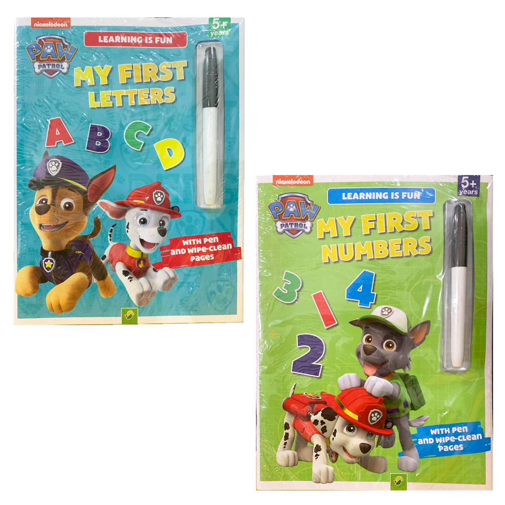 Jual Paw Patrol Wipe Clean Mega Coloring Book Buku Anak Shopee Indonesia