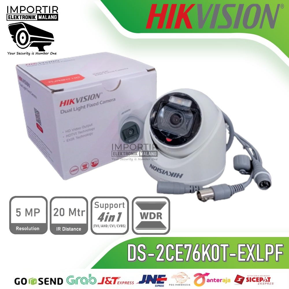 Jual Cctv Indoor Hikvision Ds Ce K T Exlpf Mp Cctv Hikvision Mp