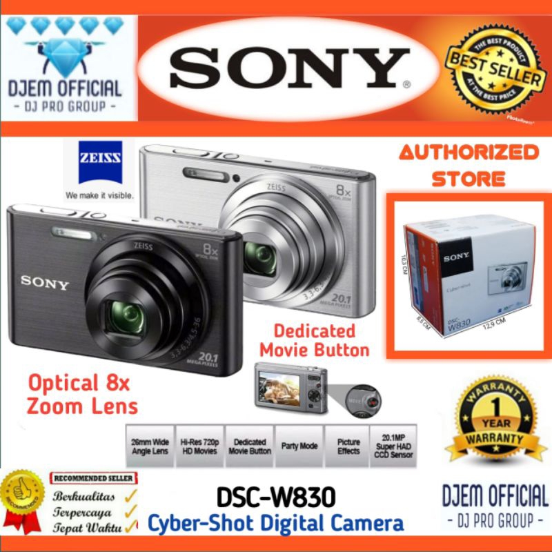 Jual SONY DSC-W810 DSC-W830 Cyber-Shot Digital Camera Pocket