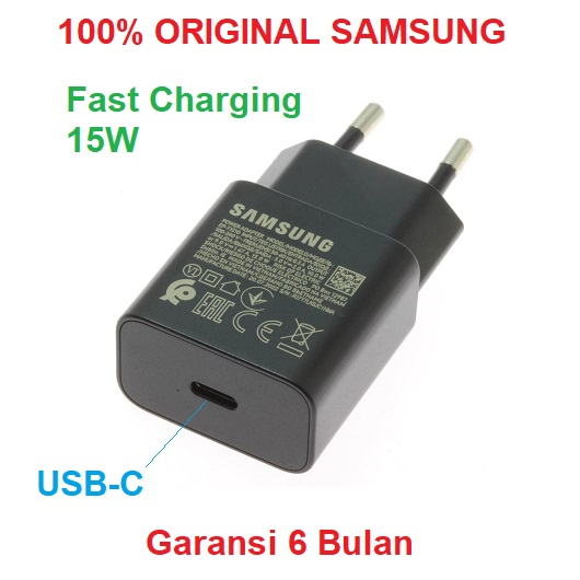 Jual Samsung Adaptor Charger Fast Charging W Usb C Ep T Original