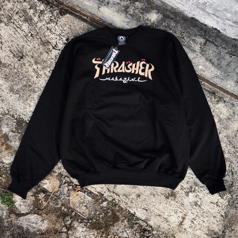 Thrasher calligraphy crewneck hotsell