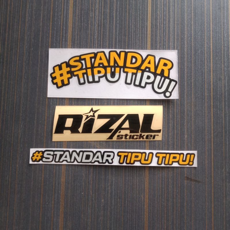 Jual STICKER STANDAR TIPU-TIPU STICKER CUTTNG | Shopee Indonesia