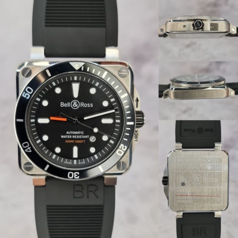 Jual JAM TANGAN BELL ROSS BR 02 92 Diver Series Shopee Indonesia