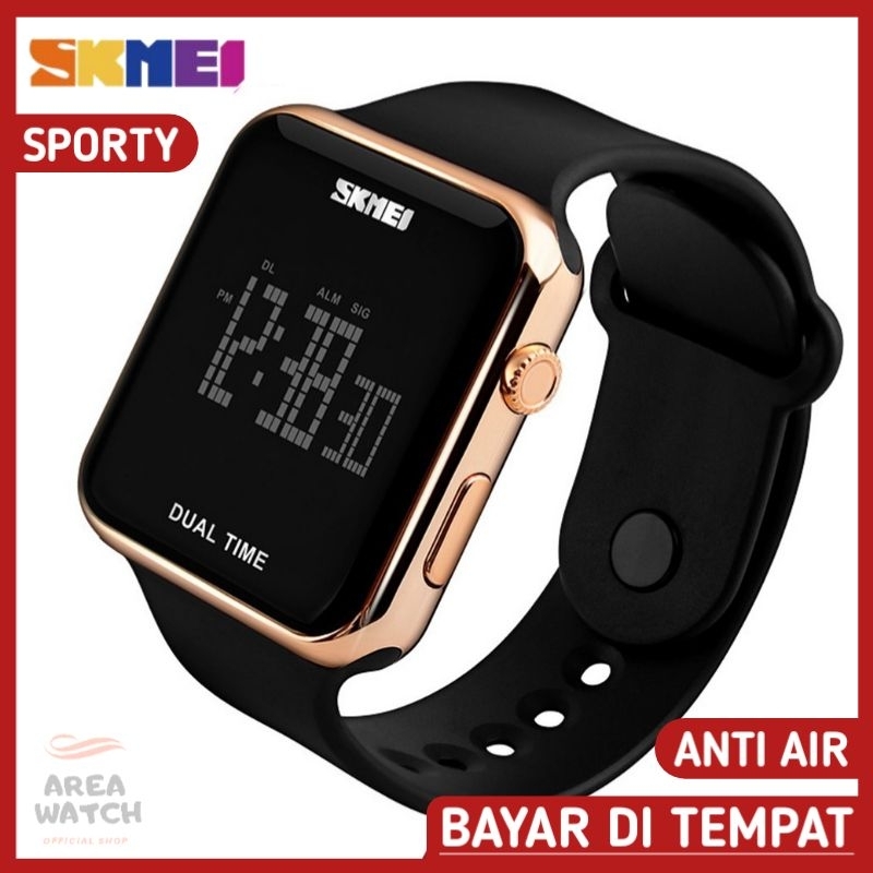 Jual Jam Tangan Wanita Digital Sport Cewek Anti Air Perempuan Elegan