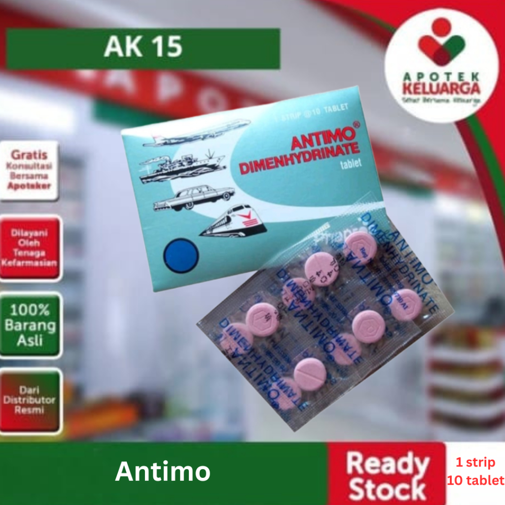 Jual ANTIMO (1 blister isi 10 tablet) COD Murah | Shopee Indonesia