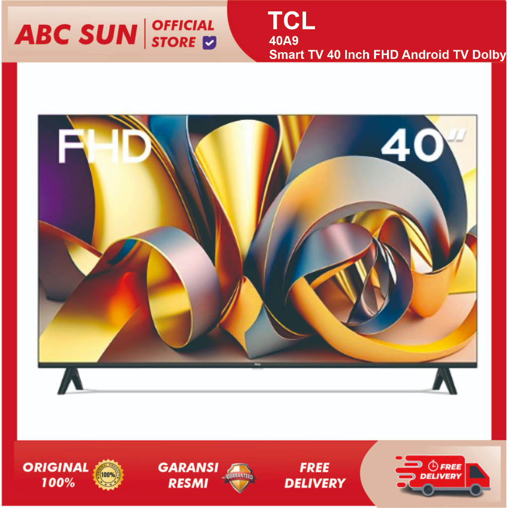 Jual Tcl 40a9 Led tv 40 Inch FHd Ready Android Tv Android TV Dolby