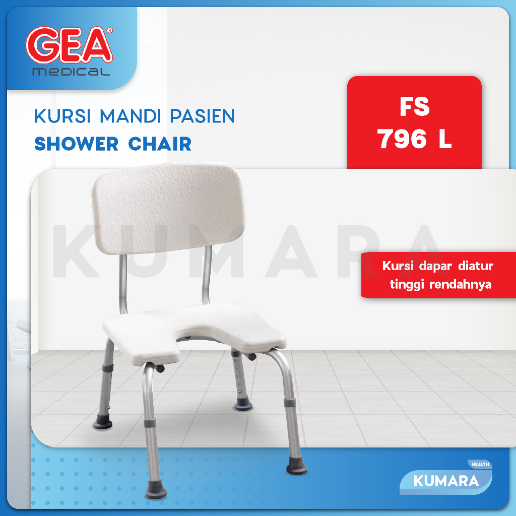 Jual GEA - Kursi Mandi Pasien Shower Chair FS 796 L | Shopee Indonesia