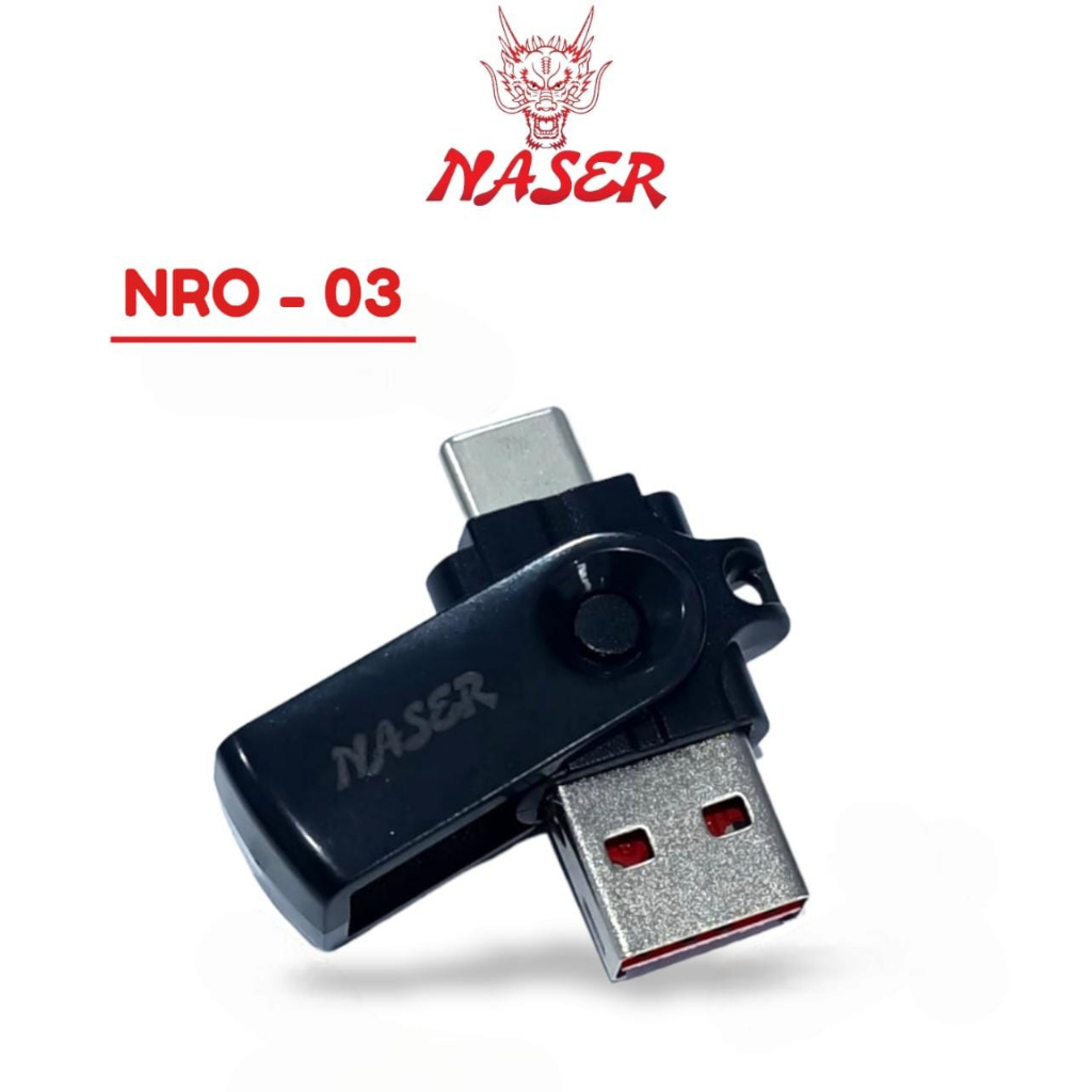 Jual NASER OTG USB TO TYPE C PUTAR NRO-03 / ADAPTER CONVERTER TYPE C ...