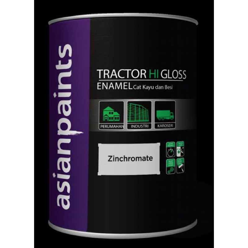 Jual Cat Dasar Anti Karat Besi TRACTOR HI GLOSS ENAMEL ZINC CHROMATE