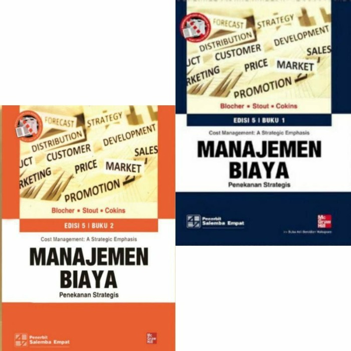 Jual BUKU MANAJEMEN BIAYA EDISI 5 BUKU 1 DAN 2 - BLOCHER | Shopee Indonesia