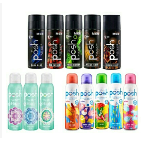 Jual BODY SPRAY POSH MEN / POSH GIRL / POSH HIJAB 150ML ALL VARIANT