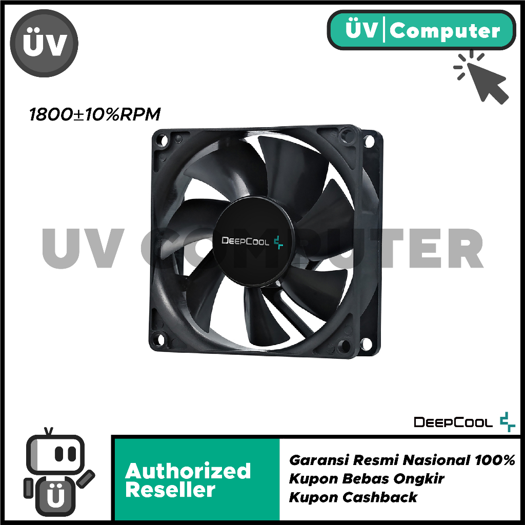 Jual Fan Casing Case Deepcool XFAN 80 Black 80mm 8cm Shopee Indonesia
