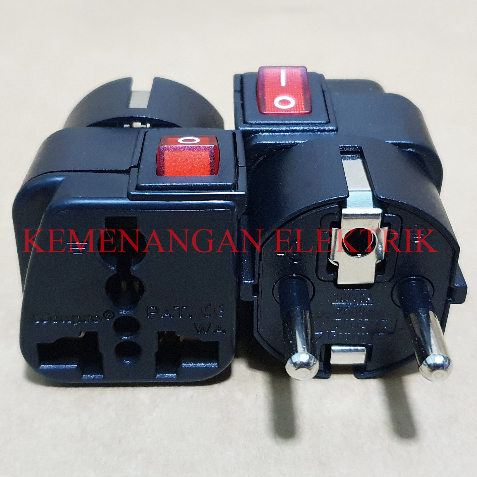 Jual WONPRO WSA-9 OVER STEKER ADAPTOR UNIVERSAL KAKI 2 + SAKLAR SWITCH ...