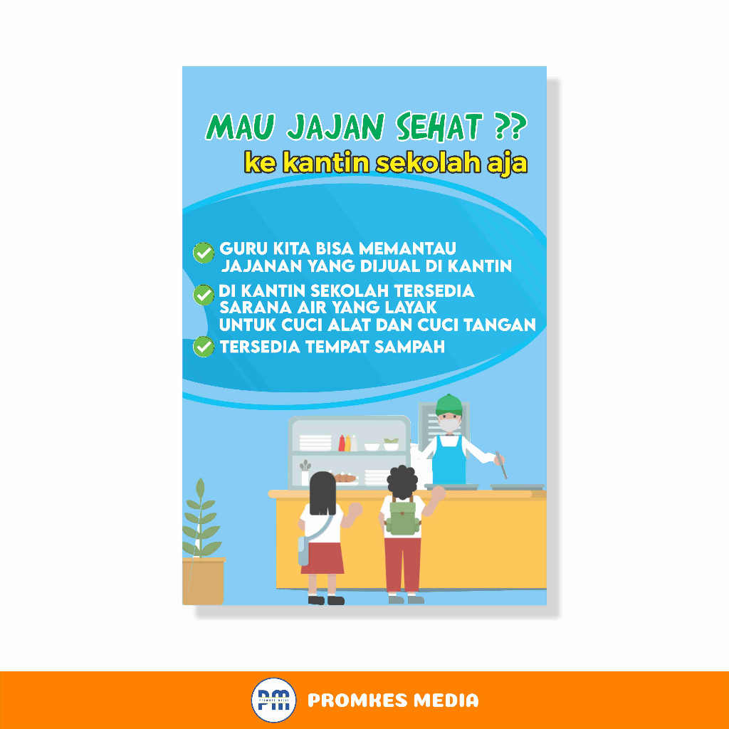 Jual Poster Kesehatan, Poster Sekolah, TRIAS UKS, Jajanan Sehat, Kantin ...