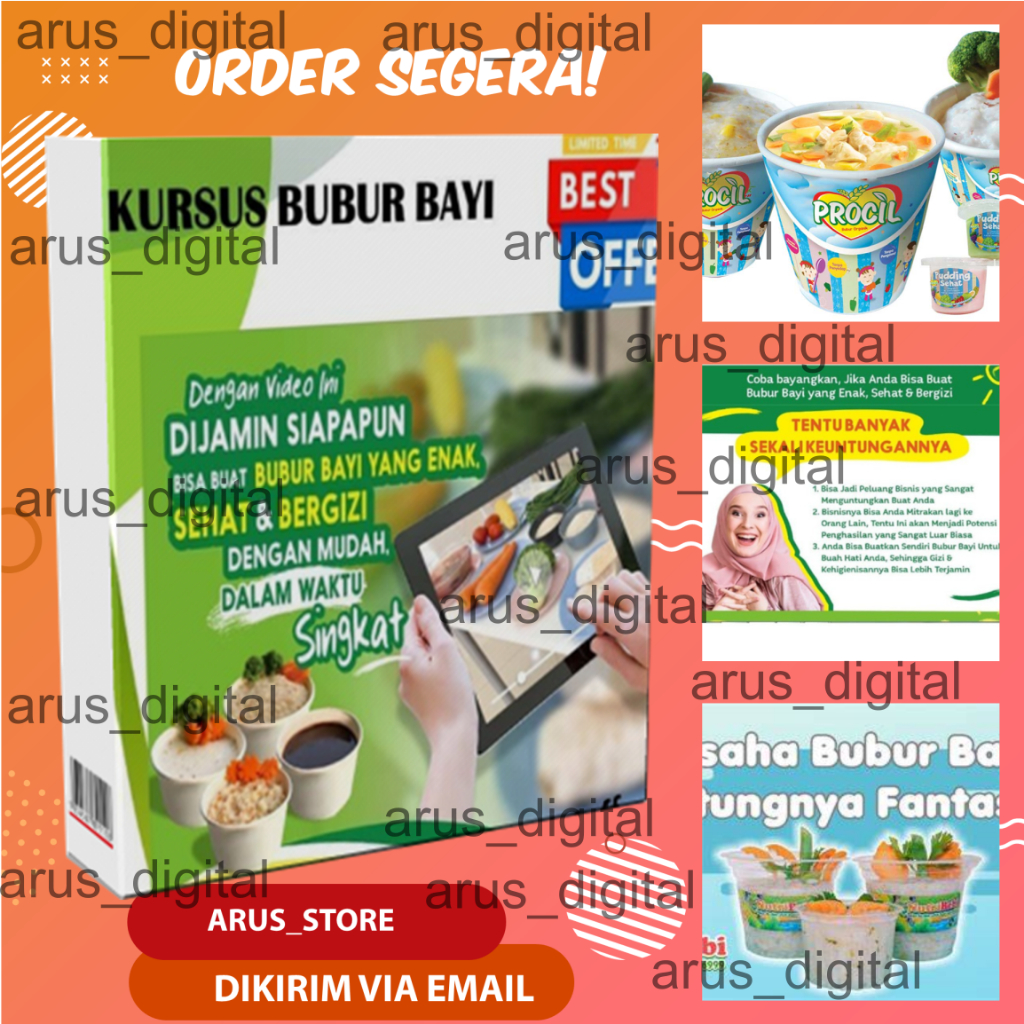 Jual Ecourse Bisnis Bubur Kekinian Pasti Cuan | Shopee Indonesia