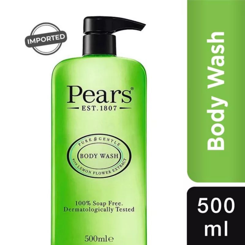 Jual Pears pure & gentle body wash 500ml | Shopee Indonesia